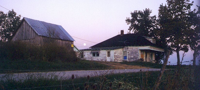 Deer Camp at Moonrise, October 2001