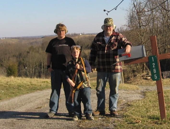 Angus (center) with his M44