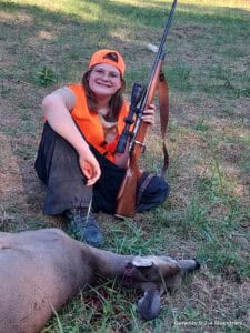 Mooselette Bags Her 1st Deer