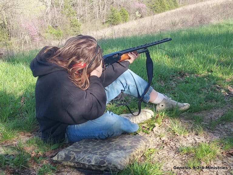 Mooselette Gets her Turkey Gun